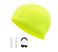Cuffia da nuoto con protezione uditiva impermeabile, clip per il naso e tappi per le orecchie - set di protezione per i capelli