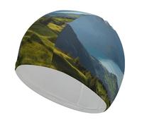 Cuffia da nuoto Switzerland Alps, cuffia da nuoto resistente e altamente elastica, adatta a capelli lunghi e corti (uomini e donne)