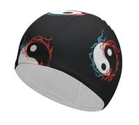 Cuffia da nuoto Tai Chi Yin e Yang BlackFashion per unisex, comoda e antiscivolo, per il tempo libero