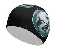 Cuffia da nuoto unisex Orca Whale per capelli corti e lunghi, da donna e da uomo, per piscina, nuoto e bagno