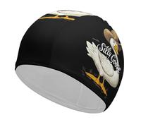 Cuffia da nuoto unisex Silly Goose per uomo e donna, adatta a capelli corti e lunghi, alla moda.