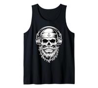 Cuffia da Pirata, per Uomo e Donna, Motivo: Teschio Canotta