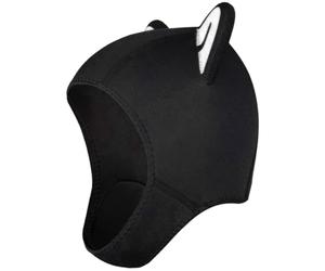 Cuffia da snorkeling con orecchie di gatto, in neoprene elastico, anti-UV, isolamento termico per acqua fredda, kayak, paddleboard, wakeboard, leggero e sexy