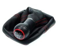 Cuffia Del Cambio Cucitura Rosso Pomello 5 Marce VW Golf 4 IV Bora 12mm