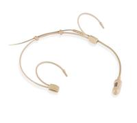 Cuffia di ricambio per microfono cardioide per trasmettitore Sennheiser SK-XSW-E Bodypack con connettore da 3,5 mm, condensatore, connettore TRS da 3,5 mm, borsa per il trasporto, beige