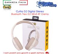 Cuffia Stereo Bluetooth TREVI DJ Digital DJ 12E45 CREMA