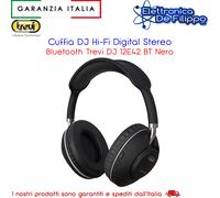 Trevi CUFFIA DJ HI-FI DIGITAL STEREO WIRELESS DJ 12E42 BT NERO