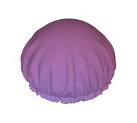 Cuffia Doccia Donna Capelli Lunghi Violetta Simpatica | Per Doccia, Design Elastico a Doppio Strato, Per Tutte Le Acconciature, Adatte Ai Viaggi Facile da Trasportare