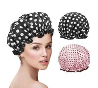 Cuffia Doccia Donna,Cuffia Per Doccia,Cuffie Doccia,Cuffia Capelli Doccia,Cuffia Capelli,Cuffia Da Doccia,Cuffia Per Doccia Donna,Cuffie Doccia Riutilizzabili,Shower Cap,Cuffie Capelli Doccia,2 Pezzi