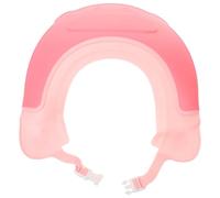 Cuffia Doccia Regolabile in PE Orecchie Protette | Visiera per Lavaggio Chioma, Design Tenero per Bambini, Rosa Fiorito, Adatta a Ragazzo e Ragazza