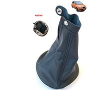 CUFFIA E GHIERA CROMATA LANCIA YPSILON 843 LEVA CAMBIO NERA ECOPELLE 2003/2012