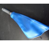 CUFFIA E LEVA FRENO A MANO GHIRARDI COMPLETO IN PELLE BLU