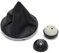 POMELLO CAMBIO 5 MARCE + CUFFIA + ANELLO DI RITENZIONE AUTO FIAT PANDA 500 500C