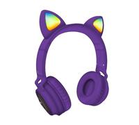 TECHMADE CUFFIA FUNNY SENZA FILO CON MICROFONO (TM-M03-PU) PURPLE VIOLA**PUOI PAGARE ANCHE ALLA CONSEGNA!!!**