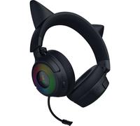 Razer Kraken Kitty V3 Pro - Cuffie da gioco wireless RGB Kitty - orecchie di gatto reattive per lo streaming - Triforce 40mm Driver - Hyperspeed Wireless e Bluetooth - THX Spatial Audio | Nero