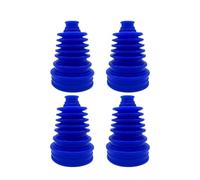 Cuffia giunto omocinetico Copertura universale per giunto albero motore CV in silicone per auto blu, forte elasticità, resistenza all'invecchiamento Kit giunti alberi di trasmissione(A)