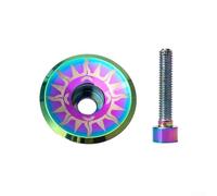 Cuffia in alluminio multicolore con bulloni per bicicletta con forcella 1 1/8 (C)