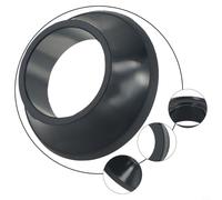 Cuffia in lega da 28,6 mm con coperchio piatto | Lega di alluminio AL6061, leggera, design piatto riduce l'altezza della pila, si adatta a tubi da 28,6 mm