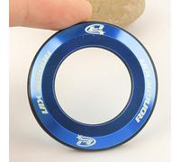 Cuffia in lega di alluminio CNC, accessorio per mountain bike, per una migliore vestibilità della forcella (blu)