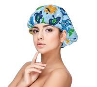 Cuffia in seta con mostro dei cartoni animati, per dormire, unisex, regolabile, in raso, per dormire, morbida cuffia per dormire