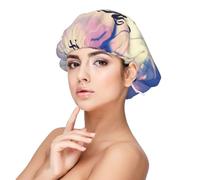 Cuffia in seta con scritta in inglese "Not All Those Who Wander Are Lost" per dormire, per donne e uomini, regolabile in raso, morbida cuffia per dormire