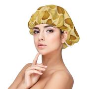 Cuffia in seta con stampa patata per dormire donne e uomini - Cofano regolabile in raso per dormire, morbido cuffia per dormire