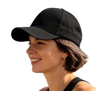 Cuffia integrata per capelli, estensione per uno styling istantaneo, tela traspirante, lavabile, dall'aspetto naturale, cappello da baseball pronto da indossare per l'uso quotidiano e lo sport, AT118