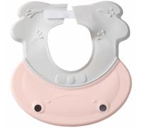 Cuffia Lavaggio Chioma, Cappello Doccia Regolabile Rosa | PP e Tpe, Tesa a Curvatura Inversa, Blocca Getto e Protegge Occhi e Orecchie Durante Bagno