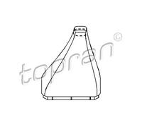 Cuffia leva cambio 205 860 TOPRAN per OPEL VECTRA B Hatchback VECTRA B