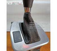 Cuffia leva cambio automatico FORD S-MAX 1° SERIE 2006 - 2015 in vera pelle nera