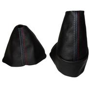 Cuffia Leva Cambio e Freno Per BMW Z4 2002-2008 Pelle Cuciture M