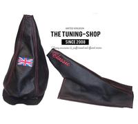 Cuffia Leva Cambio E Freno Per Mini Cooper Classic up to 2000 Pelle "Union Jack"