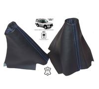 Cuffia Leva Cambio & Hi-Low Per Land Rover Discovery I II 95-04 Cuciture Blu