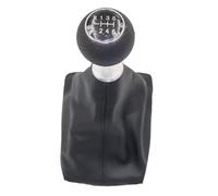 Cuffia Leva Cambio Manuale + Pomello Compatibile con Audi A3 8V 2014-2020 6 Marce Cambio Manuale Set Completo Ricambio Auto