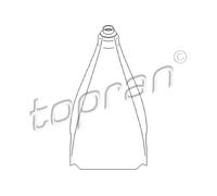 Cuffia leva cambio nero 111 576 TOPRAN per AUDI 80 B3 Tre volumi 80 B4 Avant