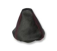 Cuffia Leva Cambio Per BMW E30 1982-91 Pelle Cuciture Rosso