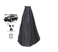 Cuffia Leva Cambio Per Land Rover Discovery LR3 2004-2009 Pelle Cuciture Blu