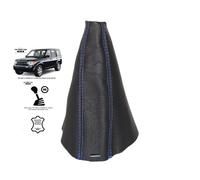 Cuffia Leva Cambio Per Land Rover Discovery LR3 2004-2009 Pelle Cuciture Blu