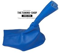 Cuffia Leva Cambio Per Porsche Boxster 986 5 speed Pelle Blu