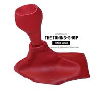 Cuffia Leva Cambio Per Porsche Boxster 986 5 speed Pelle Rosso