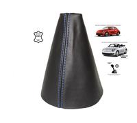 Cuffia Leva Cambio Per Volkswagen Beetle 2013-17 Pelle Cuciture Blu