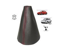 Cuffia Leva Cambio Per Volkswagen Beetle 2013-17 Pelle Cuciture Rosso