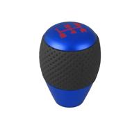 Cuffia Leva Cambio Pomello Del Cambio Universale In Pelle E Alluminio A 5 Velocità Per Auto Per Leva Del Cambio Per M8 M10 M12(Blue)