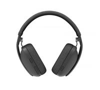 Logitech Zone Vibe 100 Cuffie Wireless Over-Ear Leggere con Microfono con Eliminazione del Rumore, Auricolare Bluetooth Multipoint, Compatibile con Teams, Google Meet, Zoom, Mac/PC - Grigio