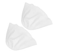 Cuffia Meches in Silicone Bianca 2 Pezzi, Aperta, per Chioma | Disegno Traforato, Materiale Lavabile e Flessibile, Uso a Casa o Formazione Parrucchiera