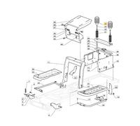 Cuffia molla sedile ORIGINALE STIGA trattorino tagliaerba 1328h 325600148/0