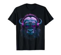 Cuffia Musk Ox Occhiali da Sole Design Animal Graphic Maglietta