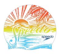 CUFFIA NUOTO SPEEDO PISCINA IN SILICONE DIGITAL PRINTED CAP HAWAIAN