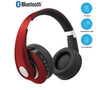 CUFFIA PADIGLIONE BLUETOOTH LUNGA DURATA ROSSA VT-6322-A-LED7731 V-TAC
