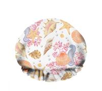 Cuffia per a con animali marini, protezione ambientale, cuffie da bagno, stelle marine, conchiglie, coralli, perle, cavallucci marini